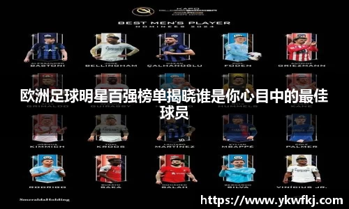 欧洲足球明星百强榜单揭晓谁是你心目中的最佳球员